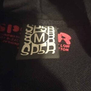 Black SP5DER/ P*NK  Hoodie